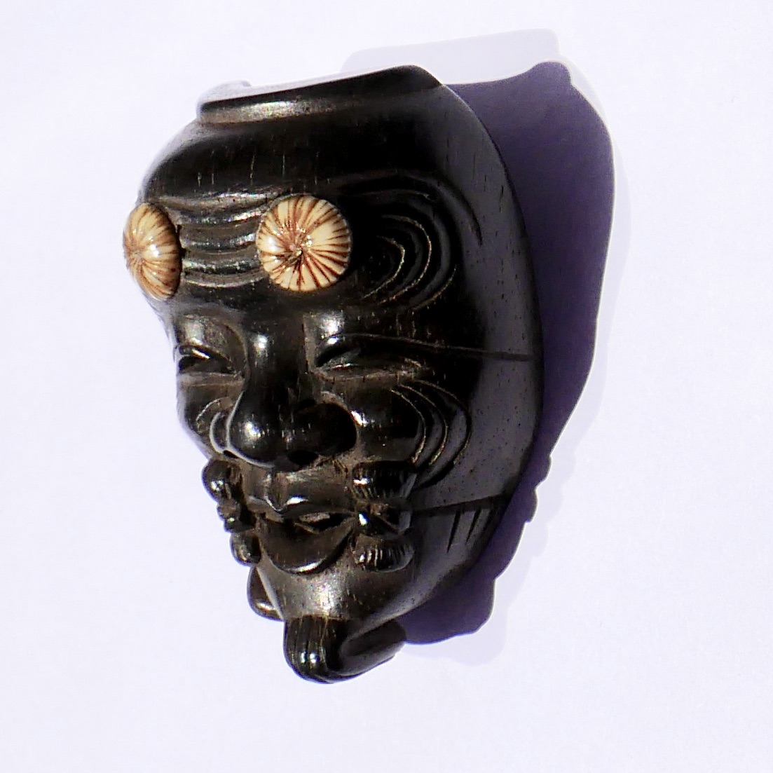 Ojime, Okina, Wood, Japan, Edo Period - 3