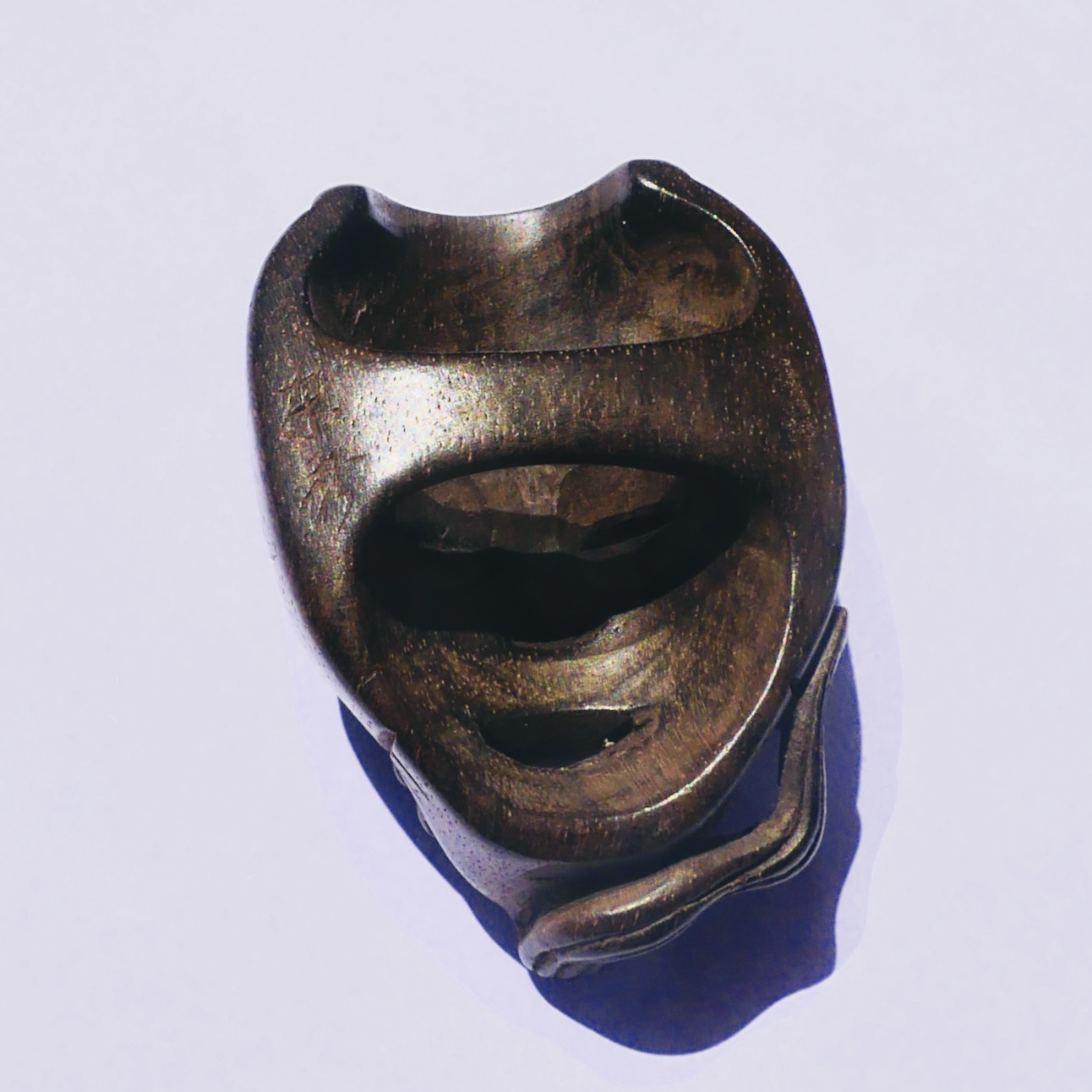 Ojime, Okina, Wood, Japan, Edo Period - 5