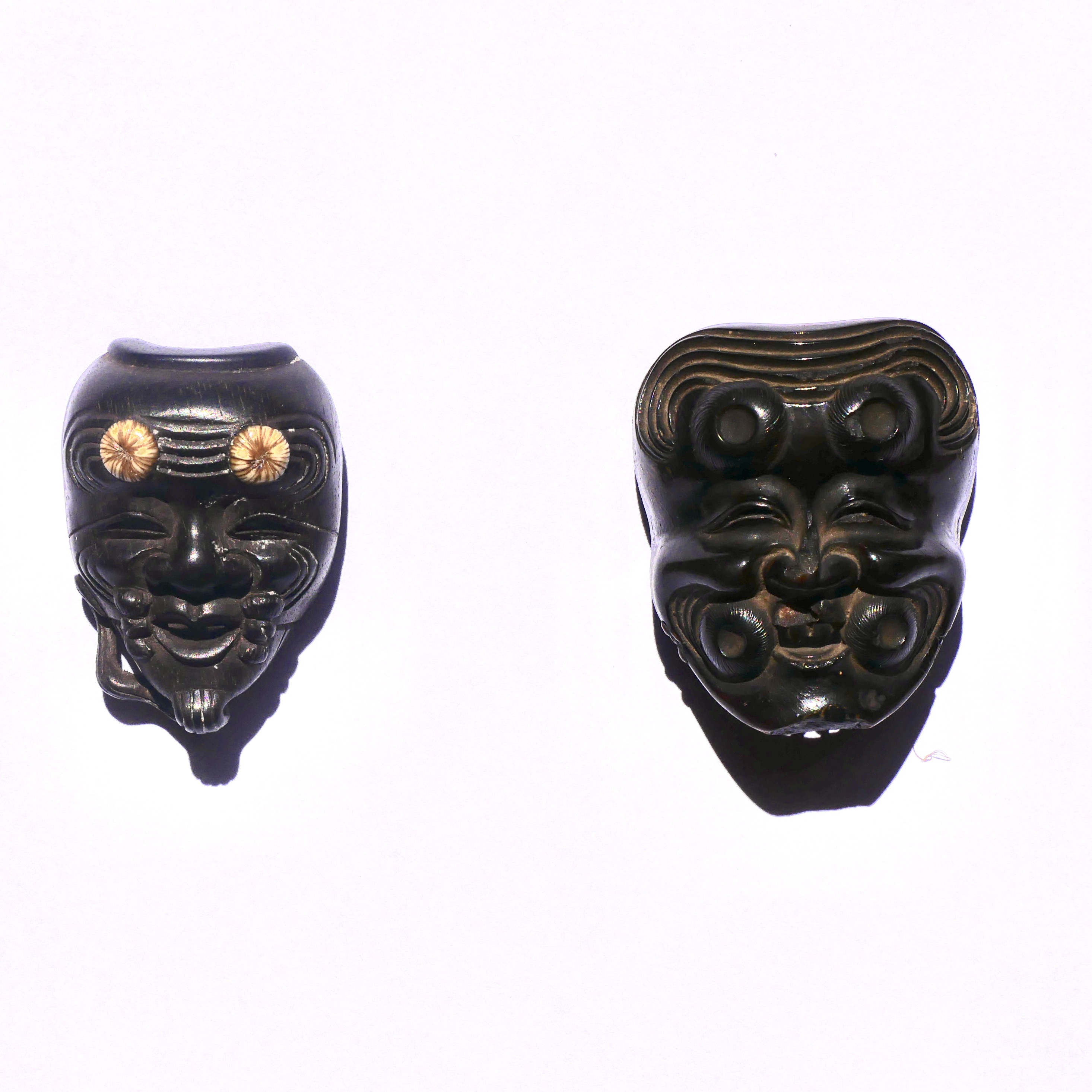 Ojime, Okina, Wood, Japan, Edo Period - 9