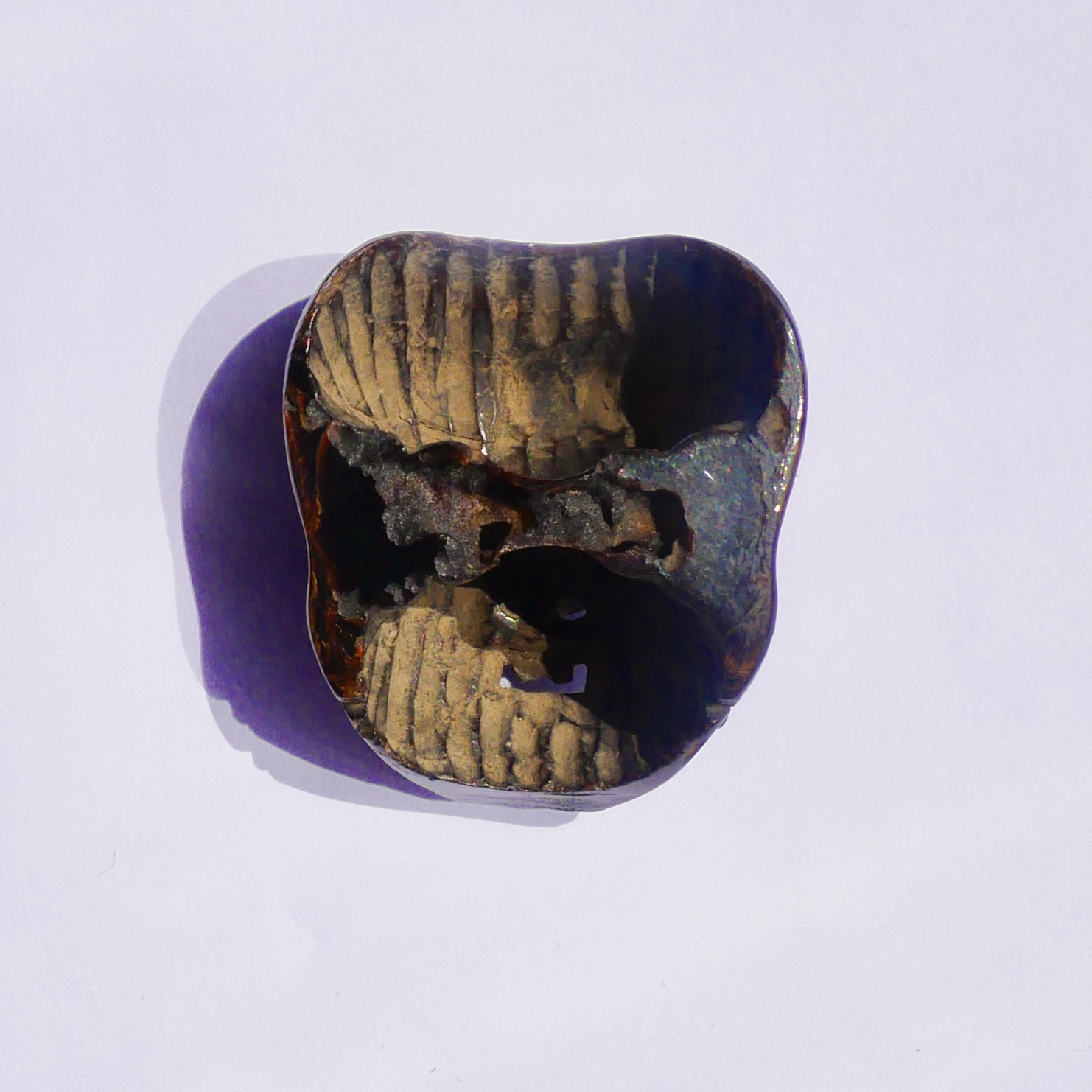 Miniature Mask, Ojime, Wood, Japan, Edo Period - 5