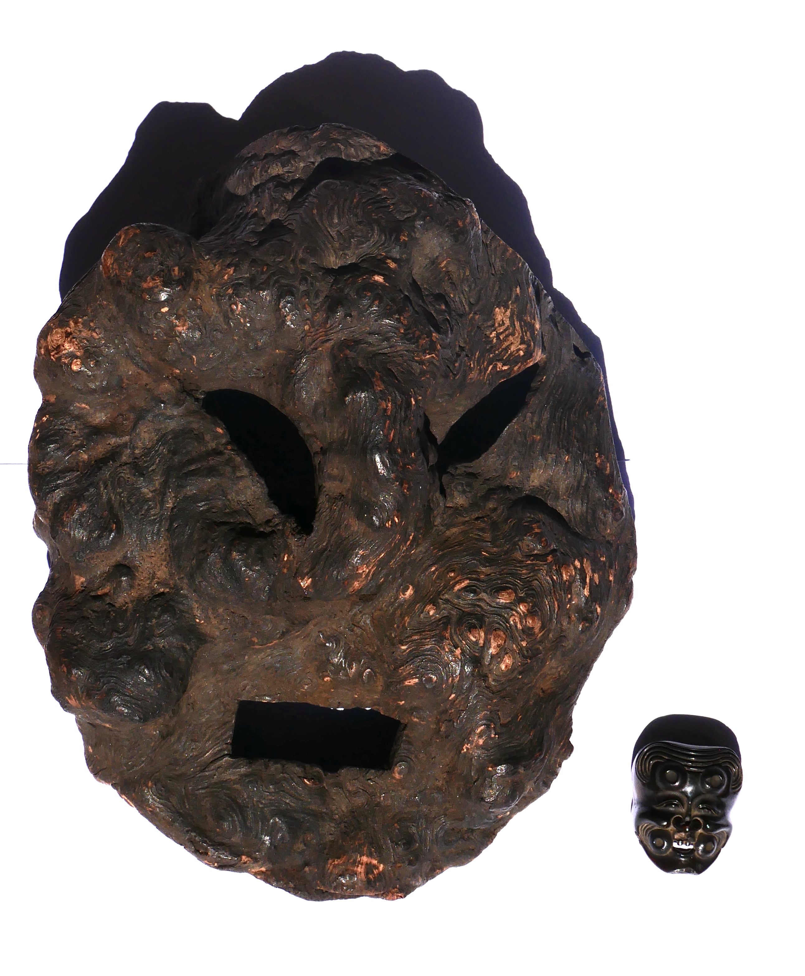 Miniature Mask, Ojime, Wood, Japan, Edo Period - 8