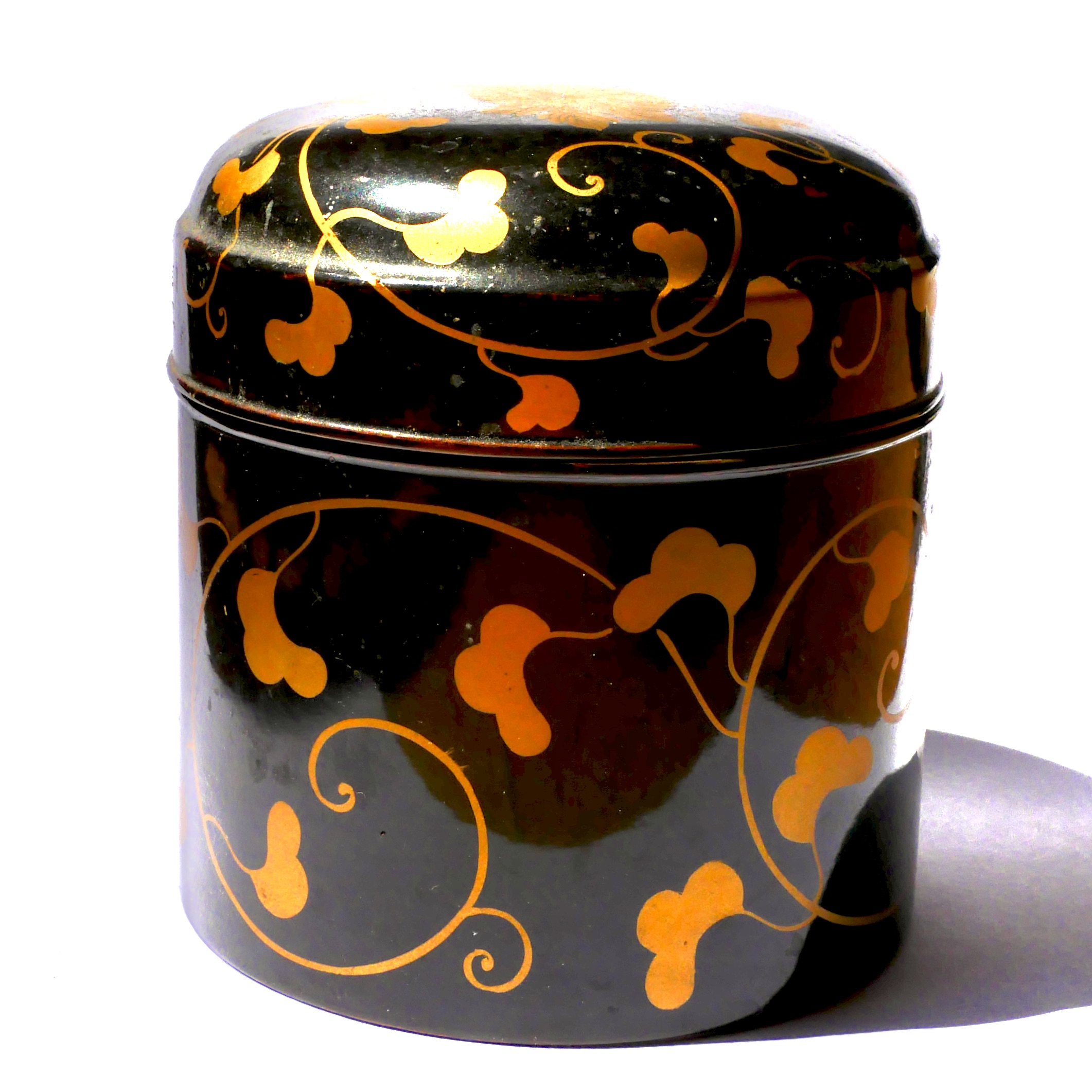 Set of Two Small Black Lacquer Boxes with Floral and Plant Motifs in Maki-e, Japan, Kyoto, Meiji period - 7