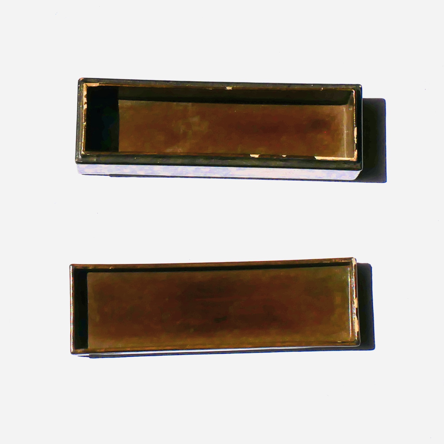 Set of Two Small Black Lacquer Boxes with Floral and Plant Motifs in Maki-e, Japan, Kyoto, Meiji period - 11